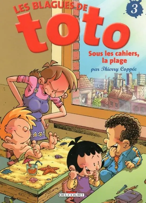 Couverture de l'album Les Blagues de Toto Tome 3 Sous les cahiers, la plage