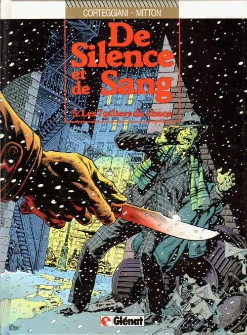 Couverture de l'album De silence et de sang Tome 5 Les 7 piliers du chaos