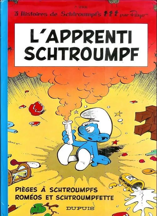 Couverture de l'album Les Schtroumpfs Tome 7 L'apprenti schtroumpf