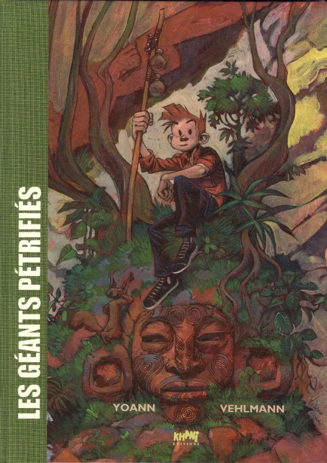 Couverture de l'album Spirou et Fantasio - Une aventure de... / Le Spirou de... Tome 1 Les géants pétrifiés