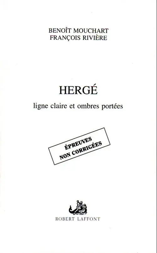 Couverture de l'album Hergé - ligne claire et ombres portées