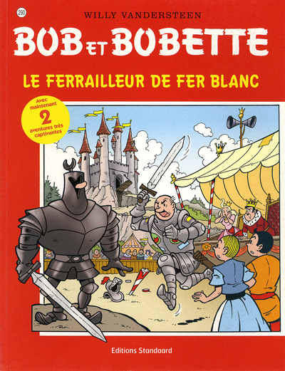 Couverture de l'album Bob et Bobette Tome 290 Le ferrailleur de fer blanc / Le masque maugréant