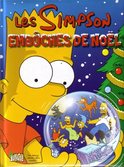 Couverture de l'album Les Simpson Embûches de Noël