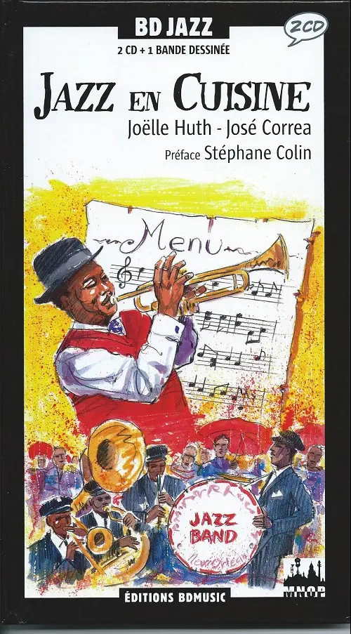 Couverture de l'album BD Jazz Jazz en cuisine
