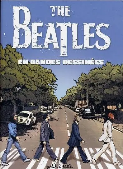 Couverture de l'album The Beatles en bandes dessinées