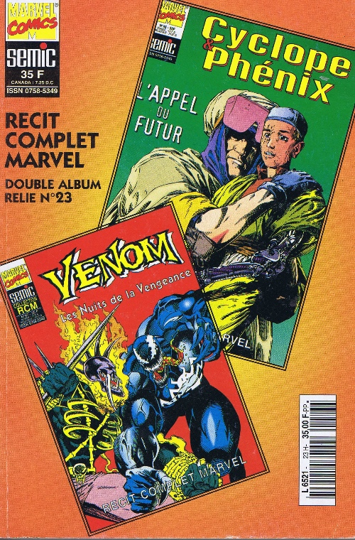 Couverture de l'album Récits Complets Marvel Album N° 23