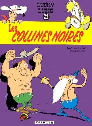 Couverture de l'album Lucky Luke Tome 21 Les collines noires