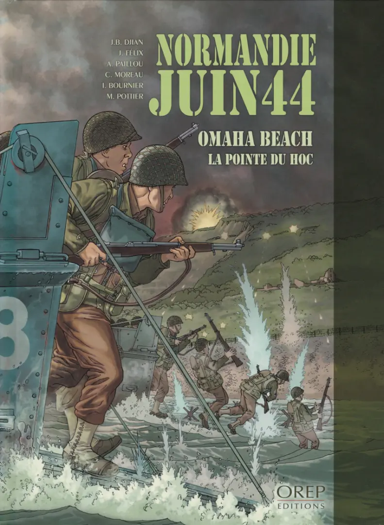 Couverture de l'album Normandie juin 44 Orep Tome 1 Omaha Beach - Pointe du Hoc
