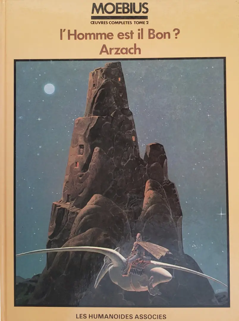 Couverture de l'album Moebius œuvres complètes Tome 2 L'Homme est il Bon ? Arzach