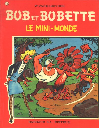 Couverture de l'album Bob et Bobette Tome 75 Le mini-monde