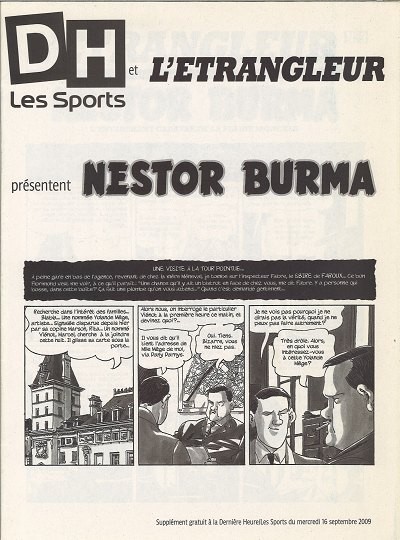 Couverture de l'album L'Étrangleur - Nestor Burma Tome 3 L'envahissant cadavre de la plaine Monceau (3)