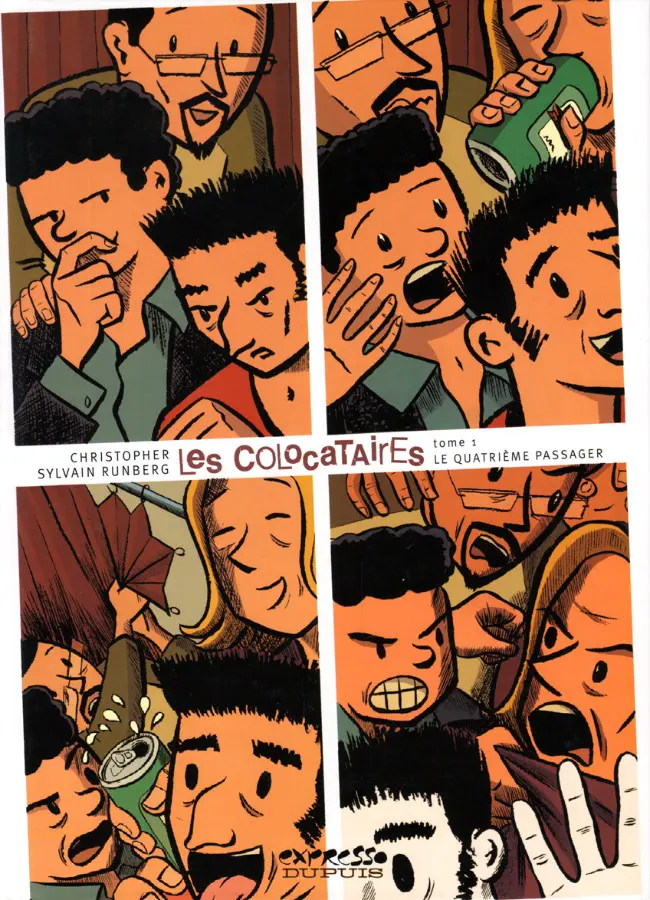 Couverture de l'album Les Colocataires Tome 1 Le quatrième passager