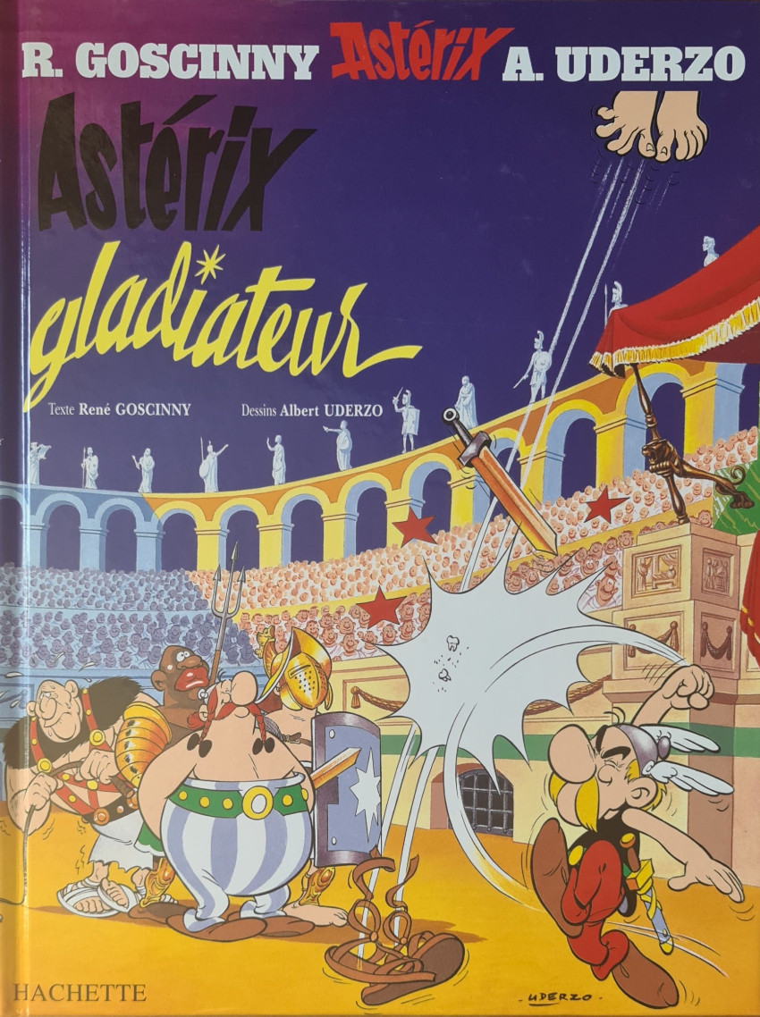 Couverture de l'album Astérix Tome 4 Astérix gladiateur