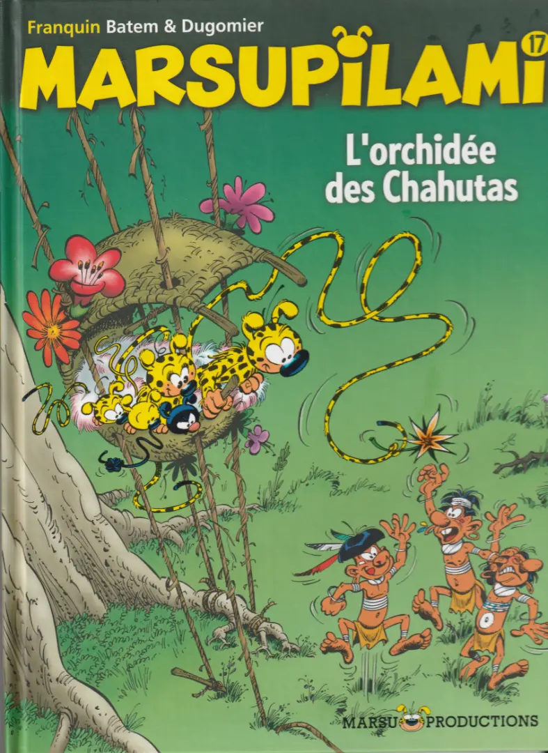 Couverture de l'album Marsupilami Tome 17 L'orchidée des chahutas