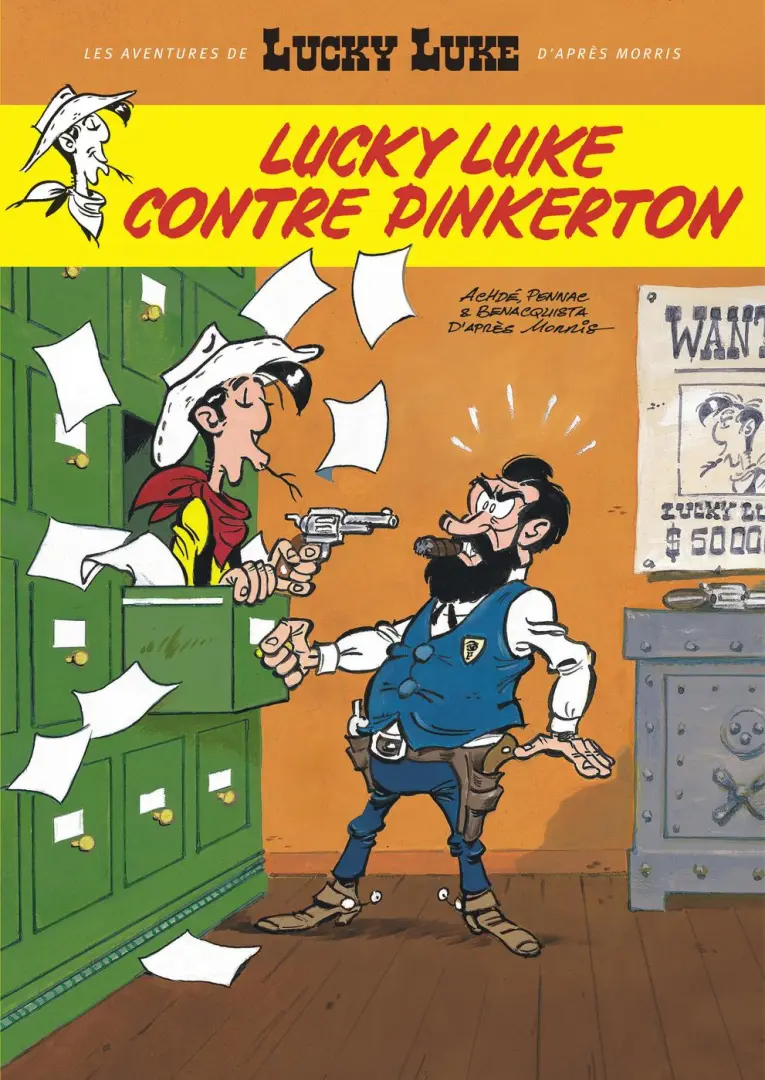 Couverture de l'album Les aventures de Lucky Luke Tome 4 Lucky Luke contre Pinkerton
