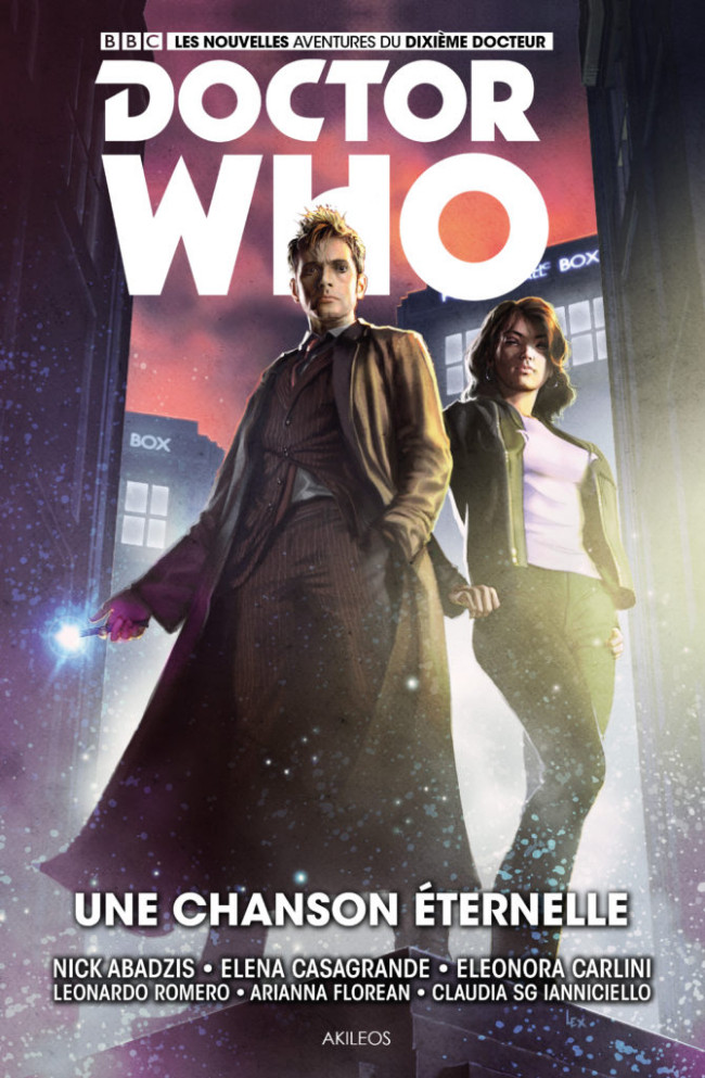 Couverture de l'album Doctor Who (Les nouvelles aventures du dixième docteur) Tome 4 Une chanson éternelle