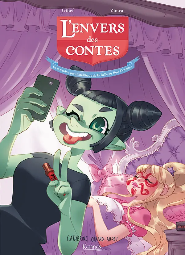 Couverture de l'album L'Envers des contes Tome 3 La marraine pas si maléfique de la Belle au Bois Dormant