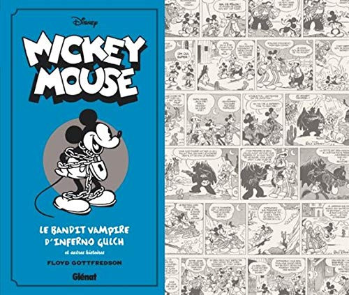 Couverture de l'album Mickey Mouse par Floyd Gottfredson Tome 3 1934/1935 - Le bandit vampire d'Inferno Gulch et autres histoires