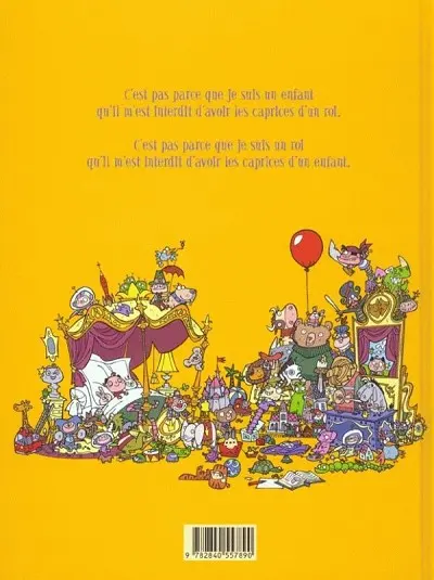 Verso de l'album Le Roi Catastrophe Tome 3 Adalbert a tout pour plaire