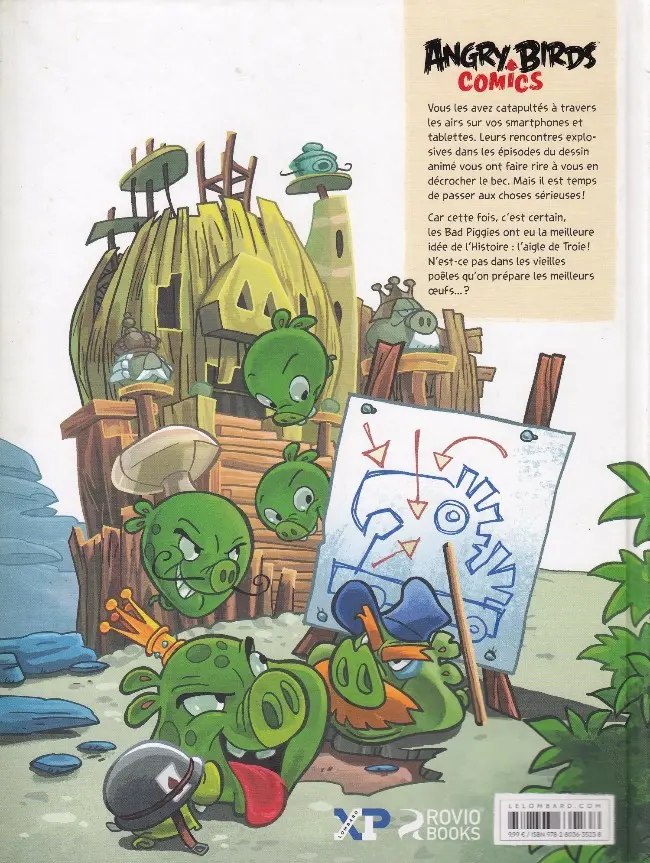 Verso de l'album Angry Birds Tome 5 L'aigle de Troie
