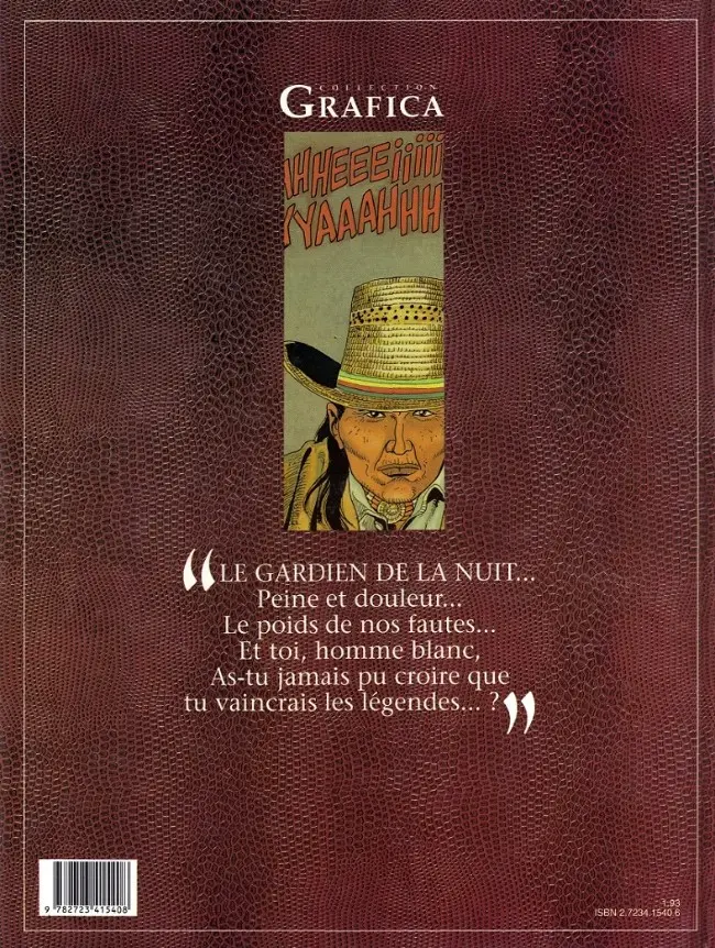 Verso de l'album Santiag Tome 2 Le Gardien de la Nuit