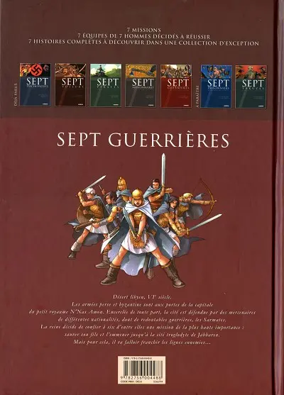 Verso de l'album Sept Cycle 1 Tome 5 Sept guerrières