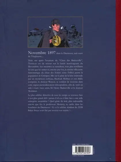Verso de l'album Les Archives secrètes de Sherlock Holmes Tome 1 Retour à Baskerville Hall
