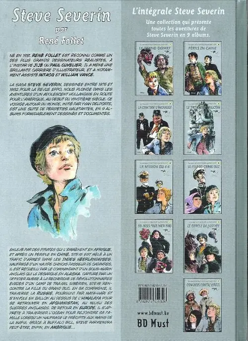 Verso de l'album Les aventures de Steve Severin Tome 8 Le cercle de justice
