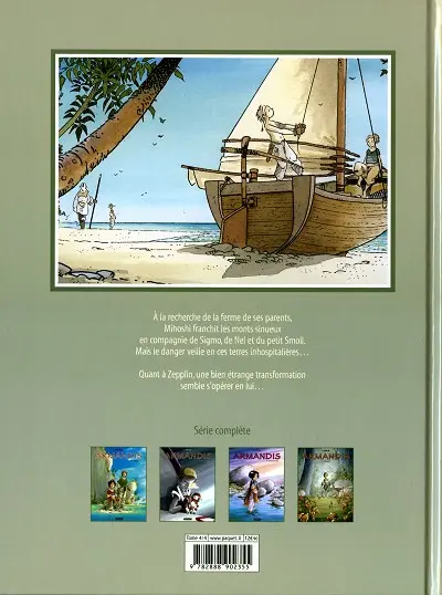 Verso de l'album Armandis Tome 4 Le Dernier Roi