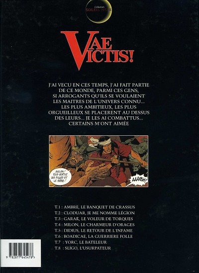 Verso de l'album Vae Victis ! Tome 8 Sligo, l'usurpateur