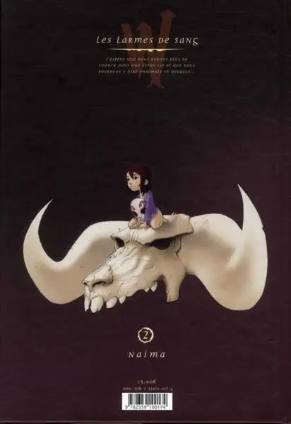 Verso de l'album Wakfu - Les larmes de sang Tome 2 Naïma
