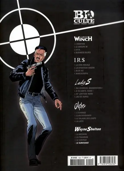 Verso de l'album Wayne Shelton Le Figaro Tome 4 Le Survivant