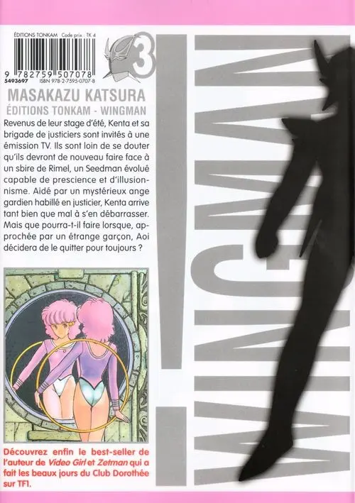 Verso de l'album WingMan Tonkam 3