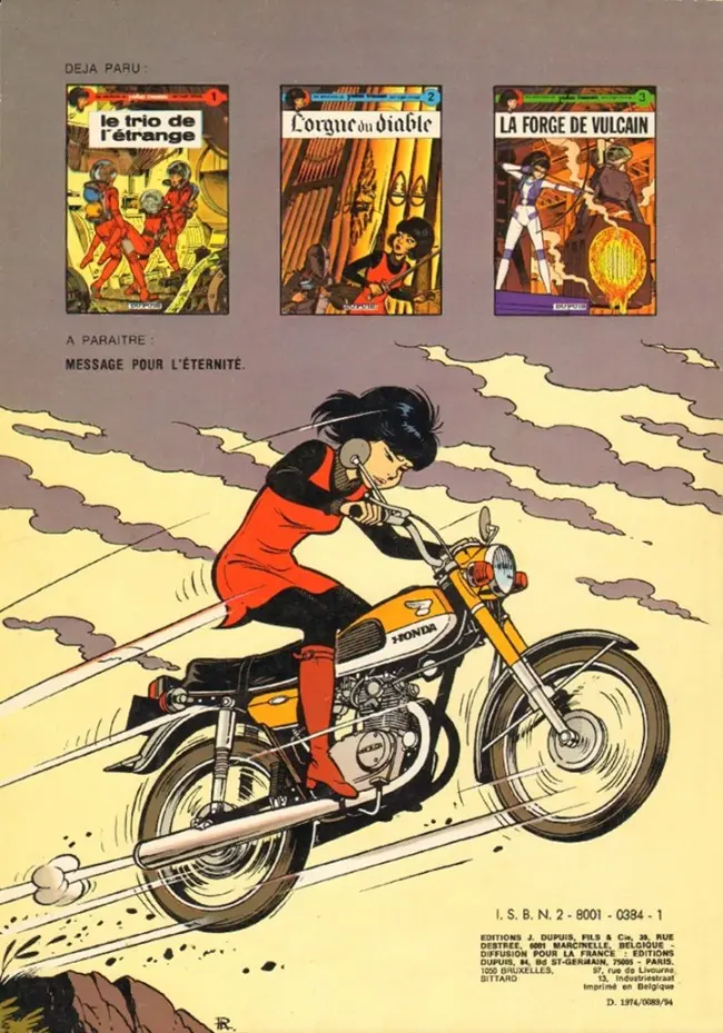 Verso de l'album Yoko Tsuno Tome 4 Aventures électroniques
