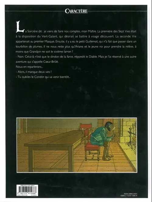 Verso de l'album Les 7 Vies de l'Épervier Tome 6 La part du diable