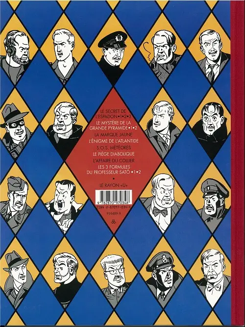 Verso de l'album Blake et Mortimer Tome 6 La marque jaune