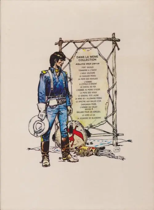 Verso de l'album Blueberry Tome 10 Général Tête Jaune
