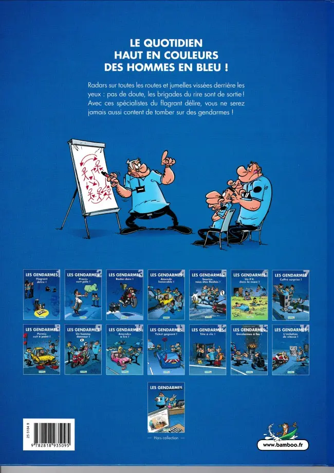 Verso de l'album Les Gendarmes Tome 1 Flagrant délire !