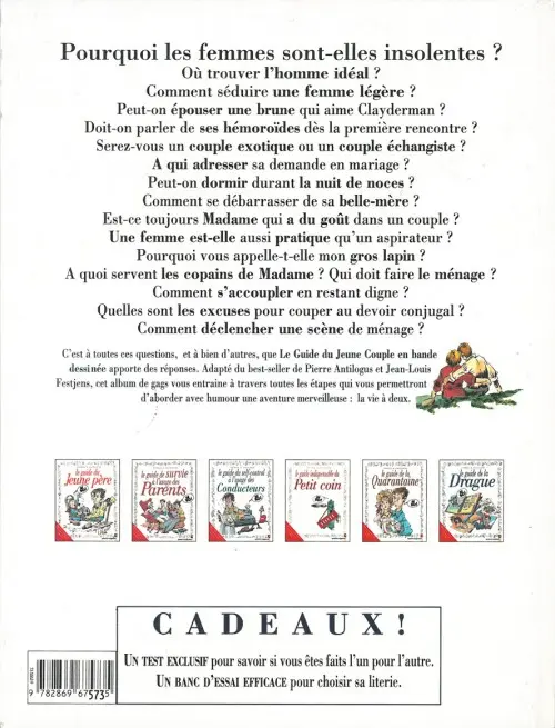 Verso de l'album Le Guide Tome 2 Le guide du jeune couple