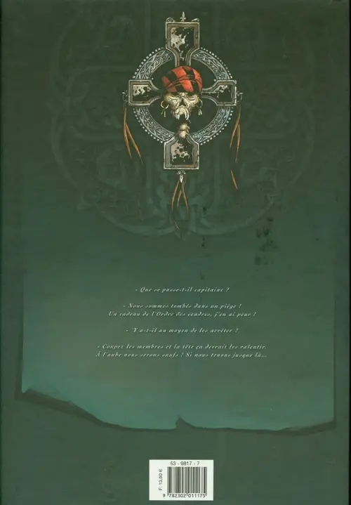 Verso de l'album Hannibal Meriadec et les larmes d'Odin Tome 2 Le manuscrit de Karlsen