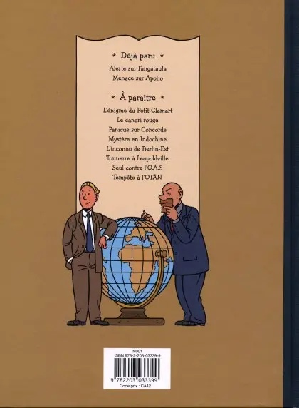 Verso de l'album Les aventures de Scott Leblanc Tome 2 Menace sur Apollo