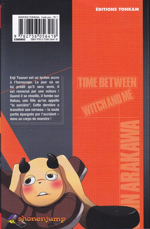 Verso de l'album Bad Luck Witch! - Time Between Witch and Me 01