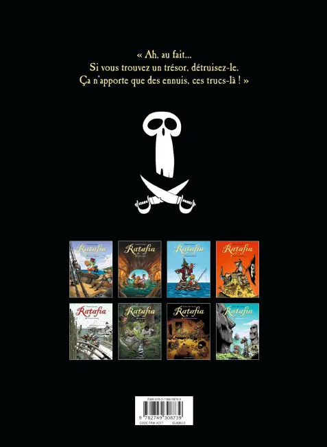 Verso de l'album Ratafia Tome 3 L'Impossibilité d'une île