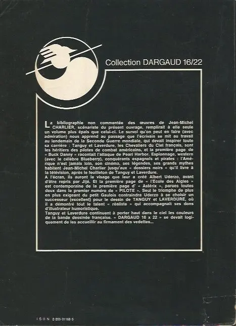 Verso de l'album Tanguy et Laverdure Tome 3 Pirates du Ciel