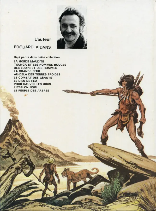 Verso de l'album Tounga Tome 4 La grande peur