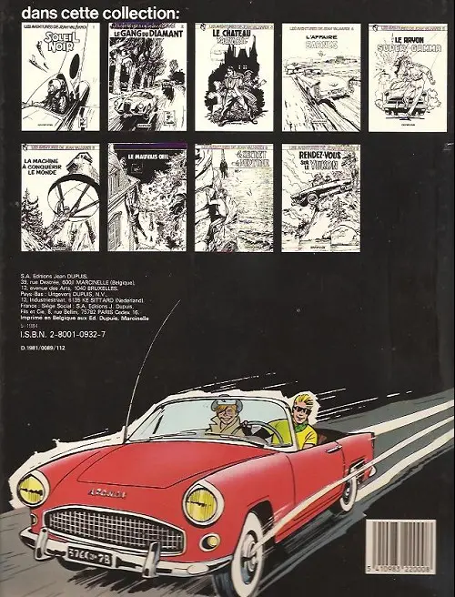 Verso de l'album Valhardi Tome 5 Le rayon super-gamma