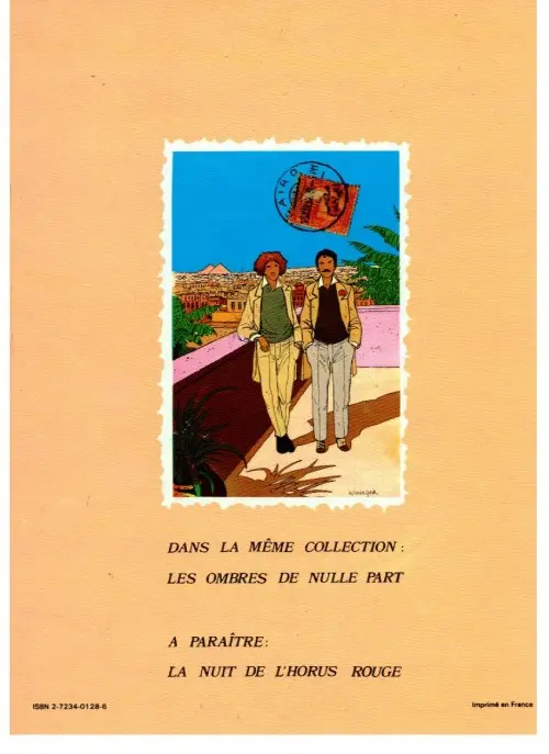 Verso de l'album Victor Billetdoux Tome 1 La pyramide oubliée