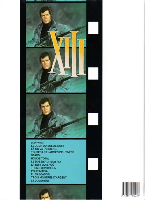 Verso de l'album XIII Tome 4 SPADS
