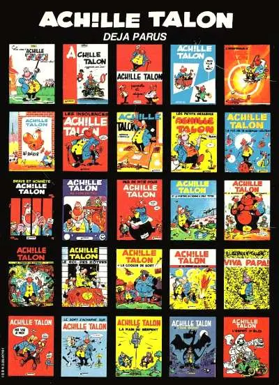 Verso de l'album Achille Talon Tome 26 Achille Talon et l'arme du crocodile