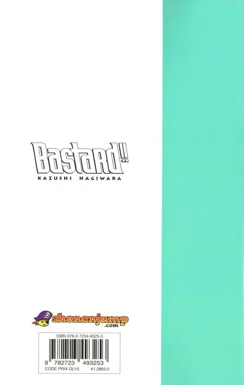 Verso de l'album Bastard !! 27 Le Chiffre de la Bête